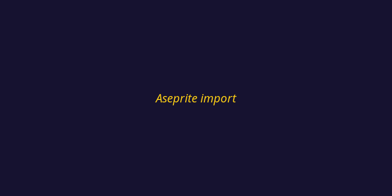 Aseprite with a spritesynth-exported sprite