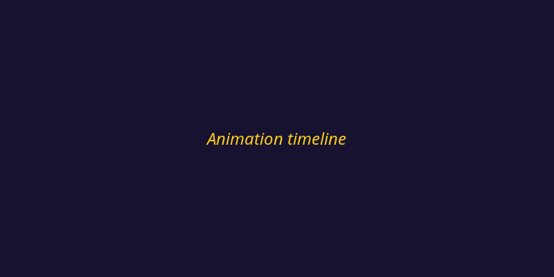 Animation timeline with multiple frames and playback controls