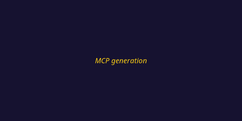 Claude generating a character via MCP